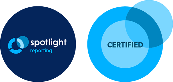 Spotlight Reporting Certification logo